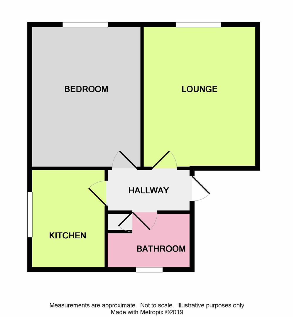 Floor Plan | Flat - Purpose Built | Raymede House, Tarring Road, Worthing, BN11 | Sold - Subject to Contract